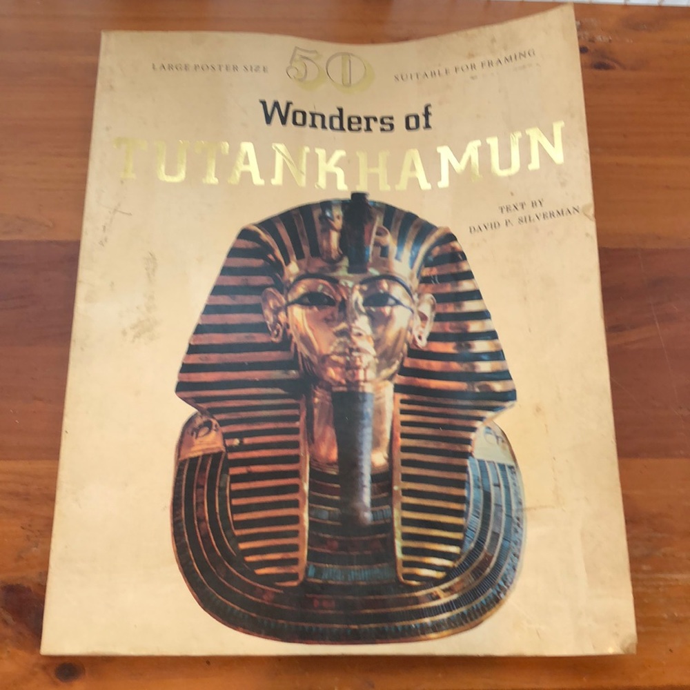 Egyptian Book Magazine Essay Text on Wonders of Tutankhamun